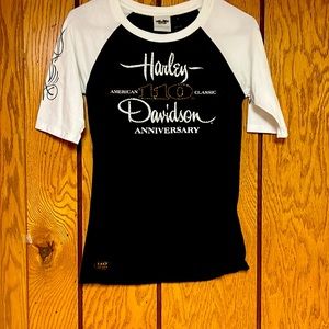 Harley Davison American 110 classic anniversary t shirt
